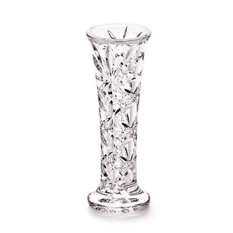 Giftale 6" Height Clear Plastic Bud Vase Glass Like,Crystal Acrylic Vase for One Rose Break-Resistant #2022 - Image 1